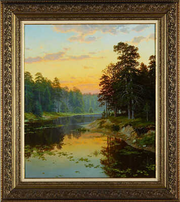 Дженибекян Давид. Сосны на берегу озера